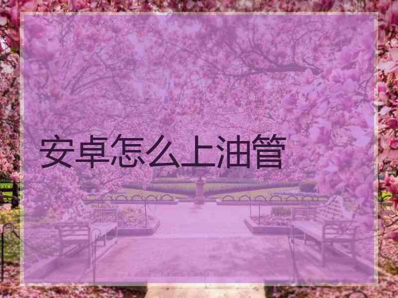 安卓怎么上油管