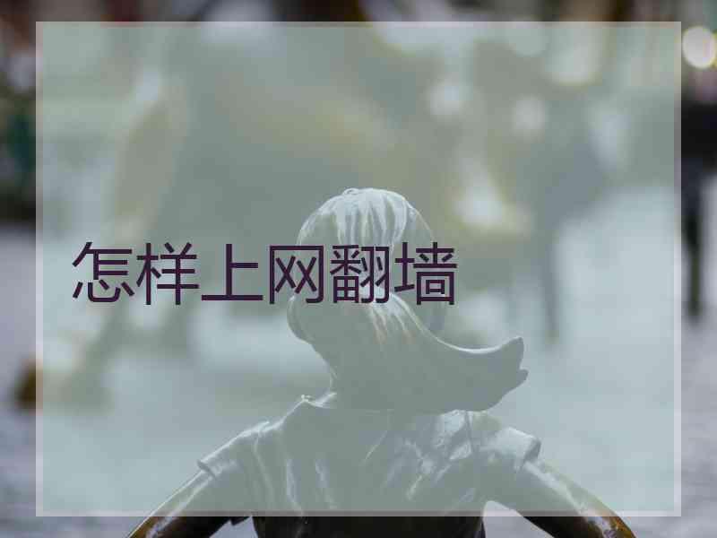 怎样上网翻墙