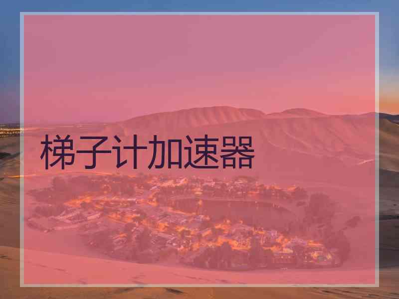 梯子计加速器