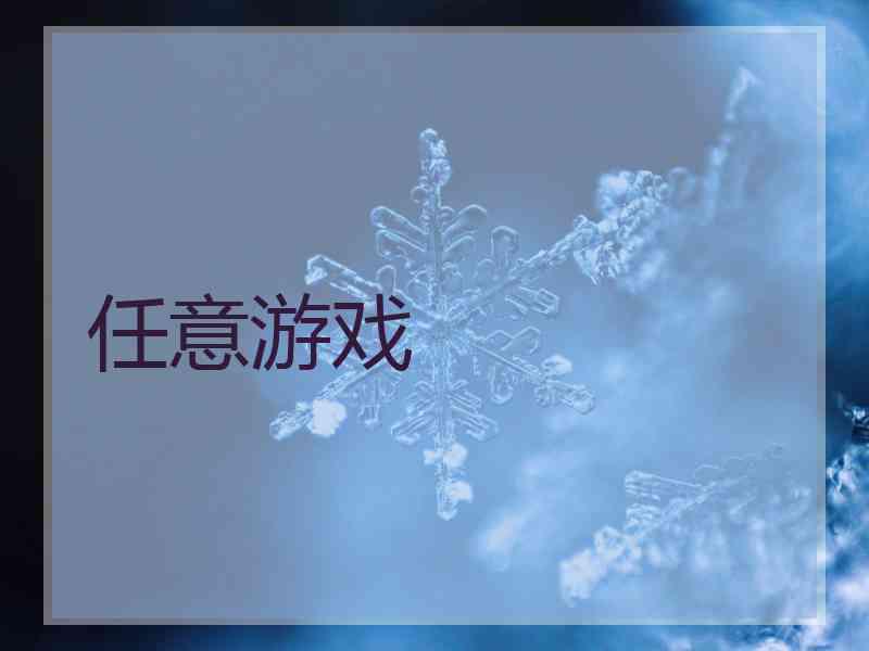 任意游戏