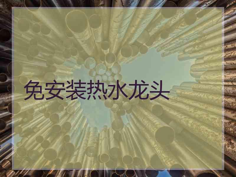 免安装热水龙头