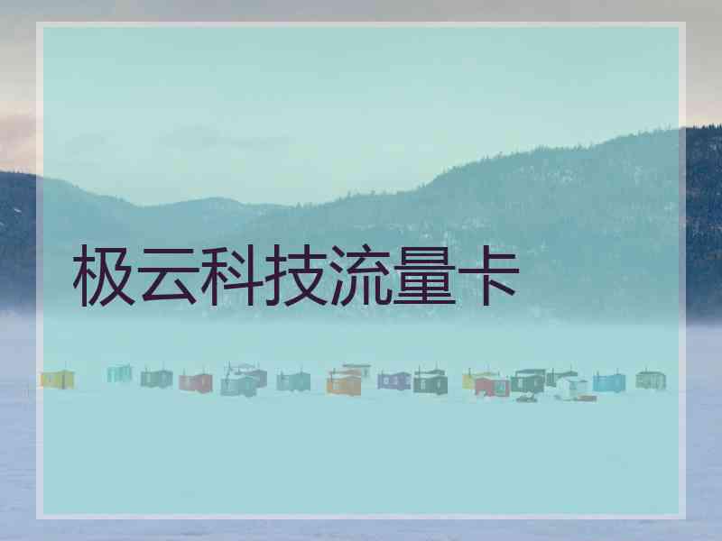 极云科技流量卡