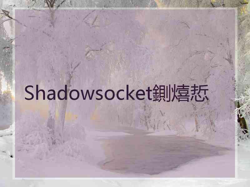 Shadowsocket鍘熺悊