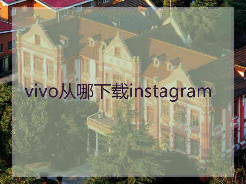 vivo从哪下载instagram