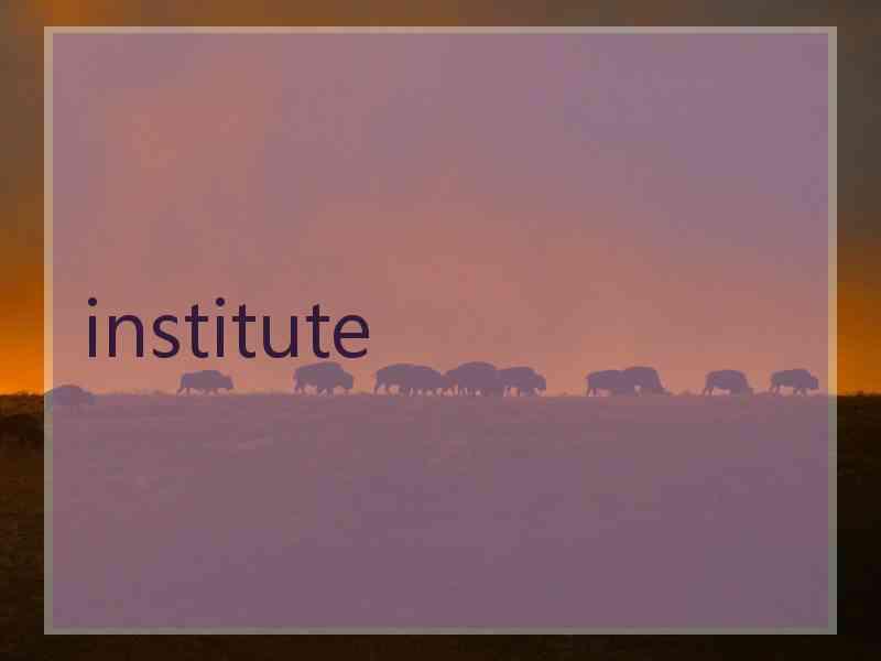 institute