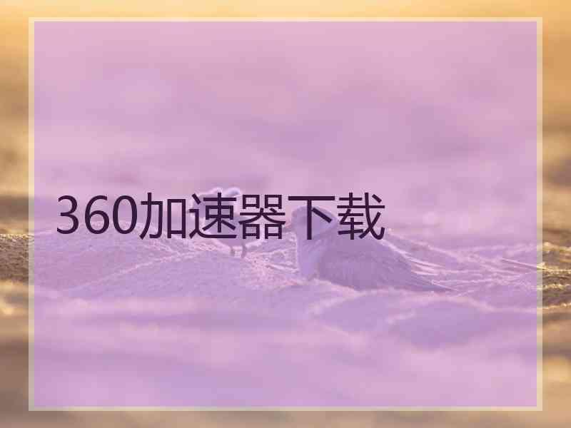 360加速器下载