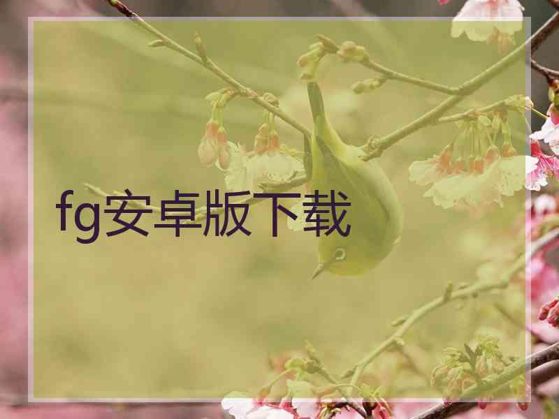 fg安卓版下载