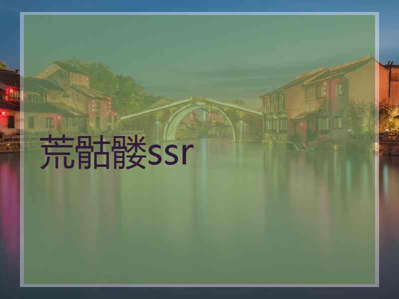 荒骷髅ssr
