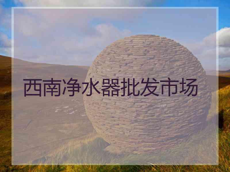 西南净水器批发市场