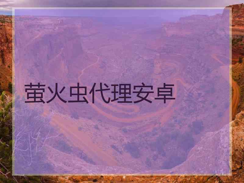 萤火虫代理安卓