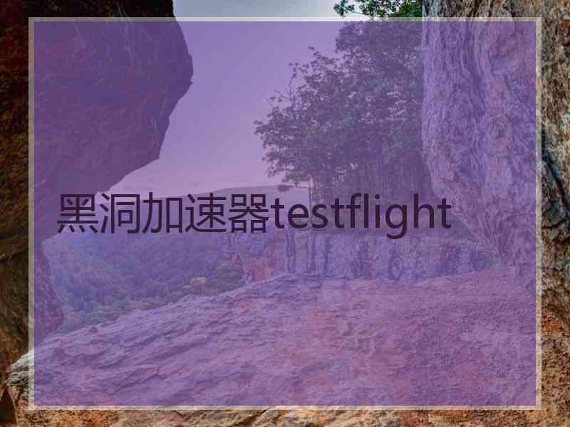 黑洞加速器testflight