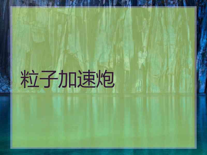 粒子加速炮