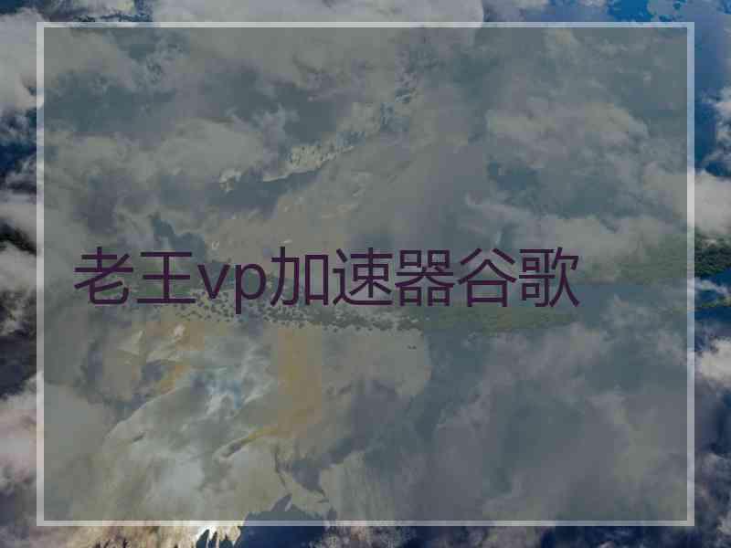 老王vp加速器谷歌