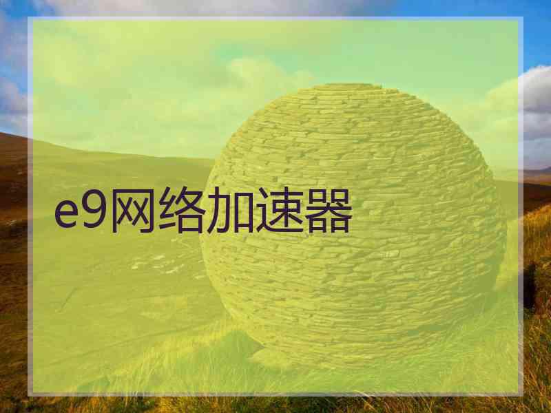 e9网络加速器
