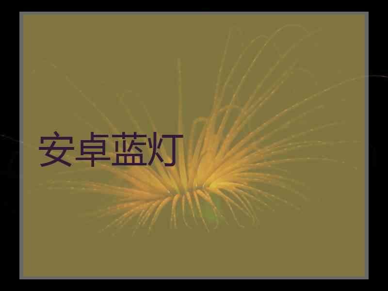 安卓蓝灯
