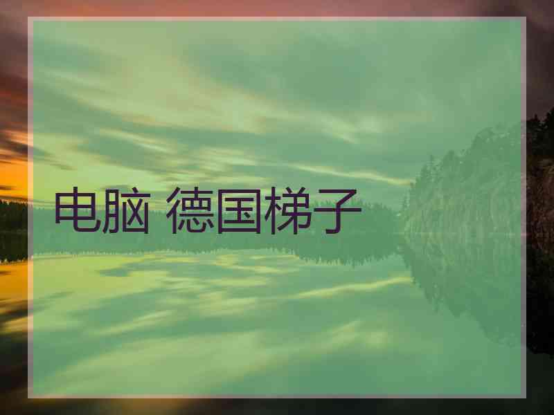 电脑 德国梯子