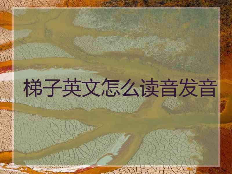 梯子英文怎么读音发音