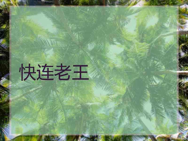 快连老王