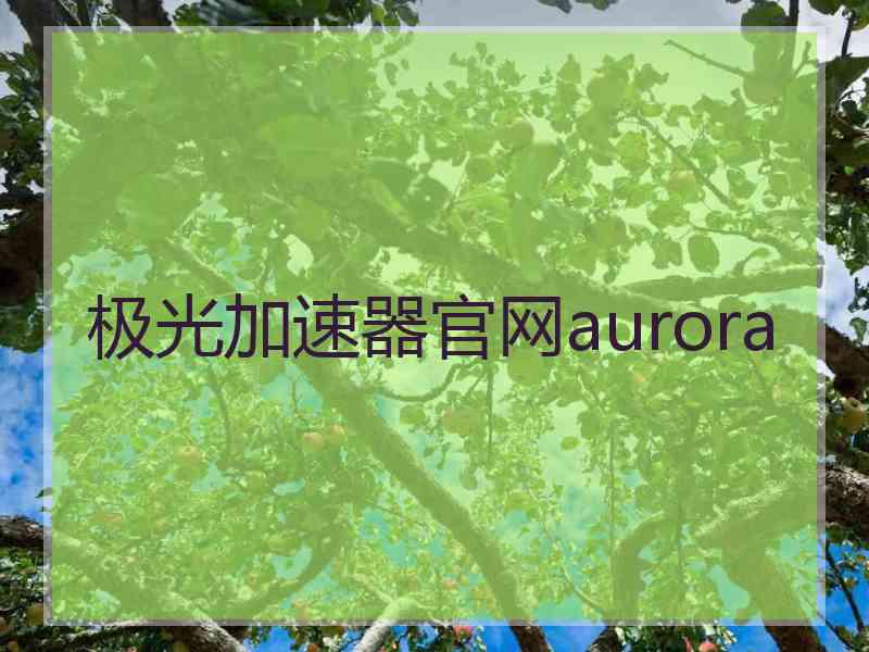 极光加速器官网aurora