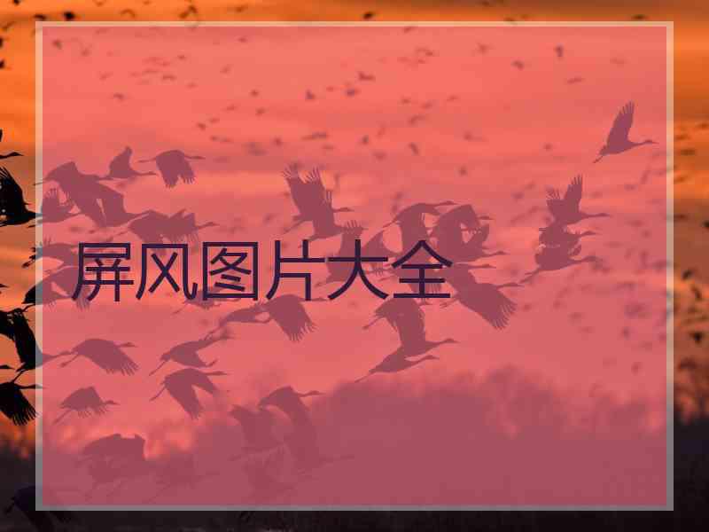 屏风图片大全