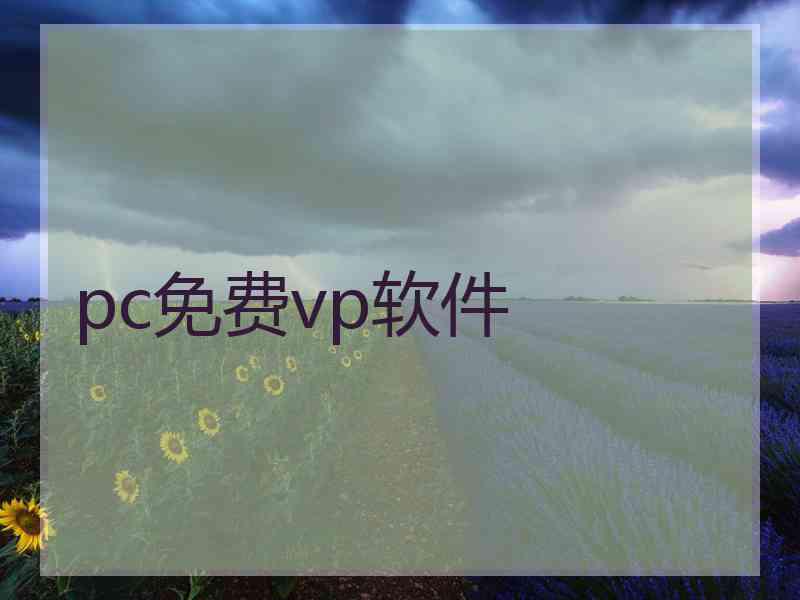 pc免费vp软件