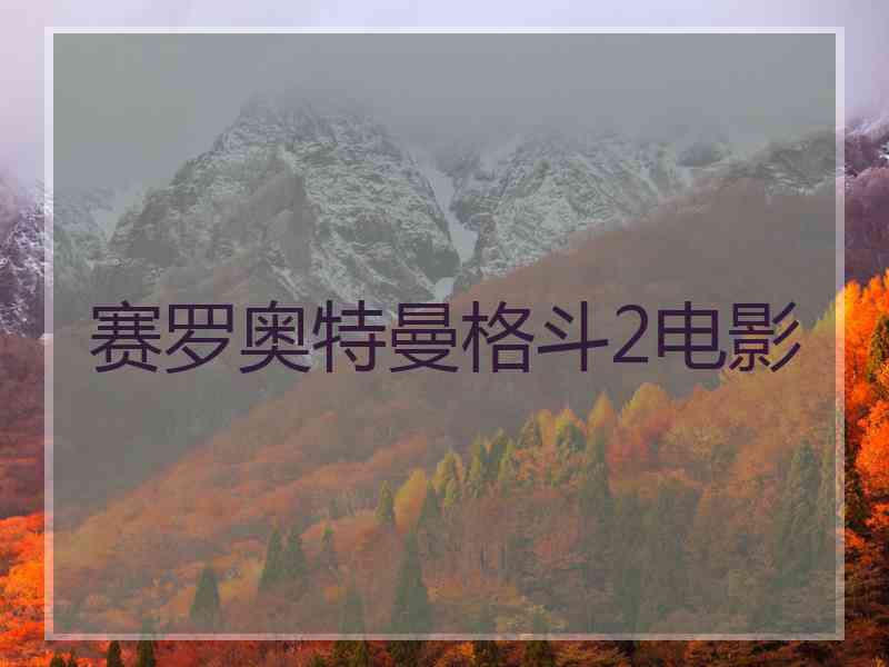 赛罗奥特曼格斗2电影