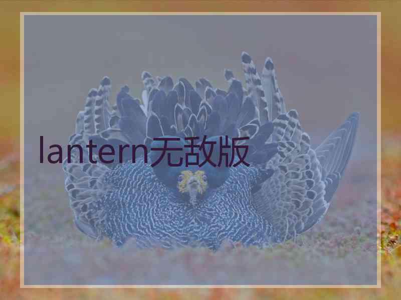 lantern无敌版