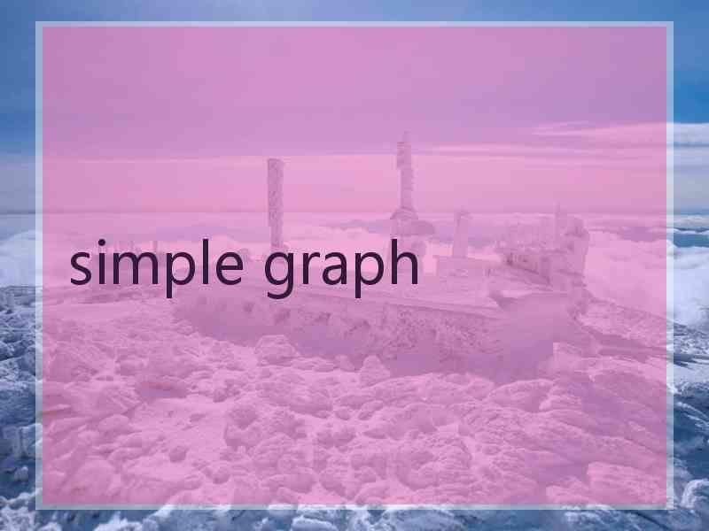 simple graph
