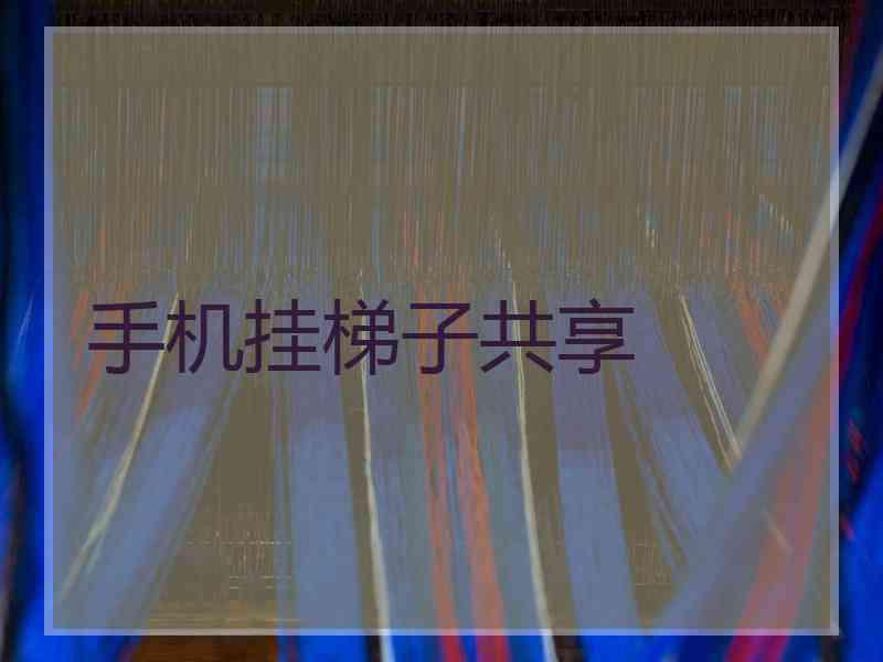 手机挂梯子共享