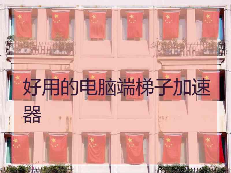 好用的电脑端梯子加速器