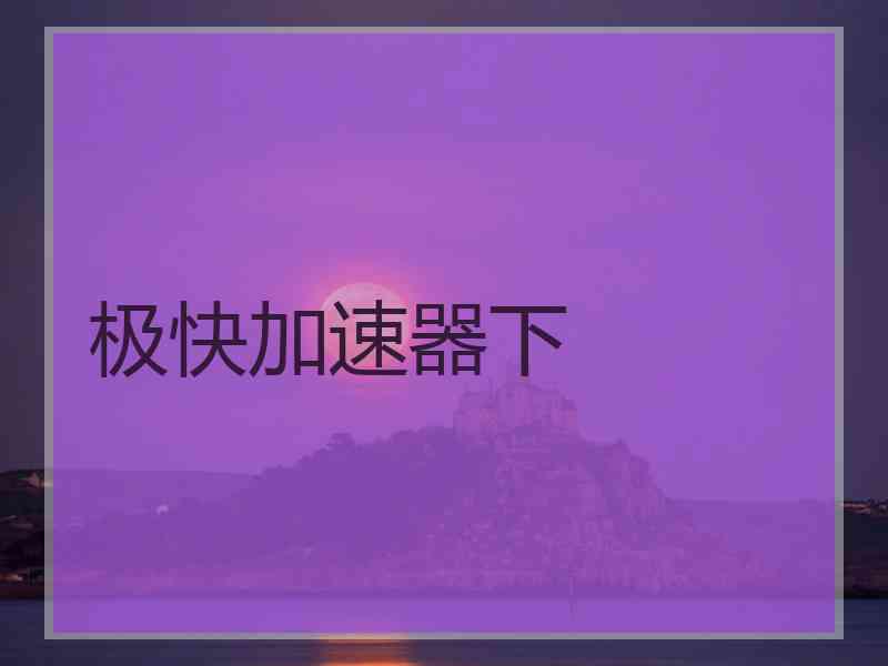 极快加速器下