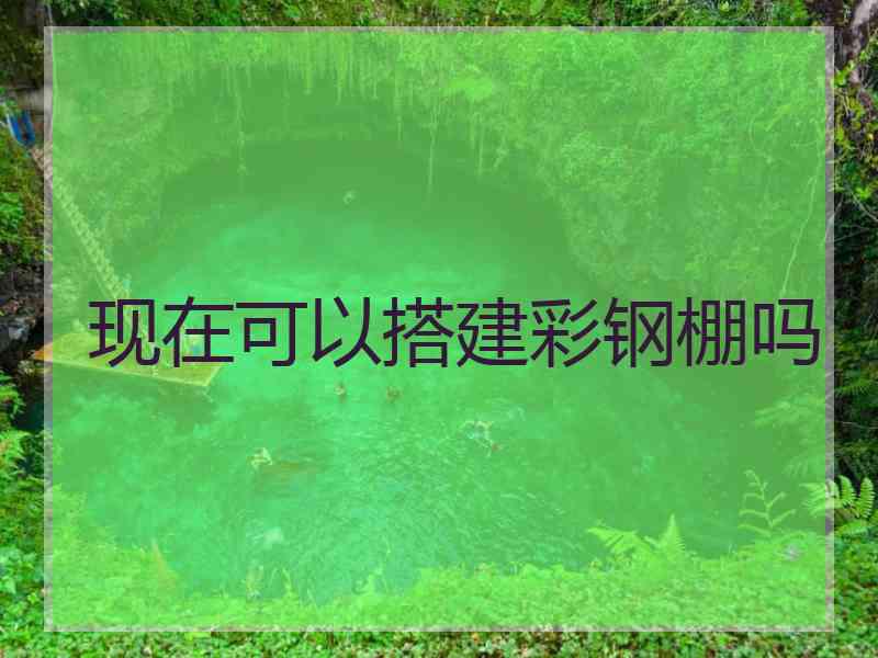 现在可以搭建彩钢棚吗
