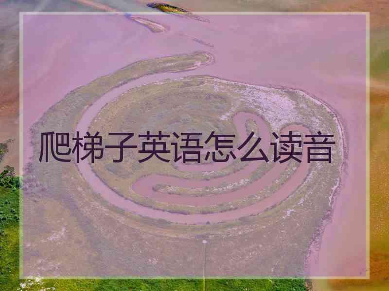 爬梯子英语怎么读音