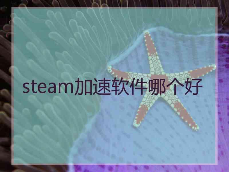 steam加速软件哪个好