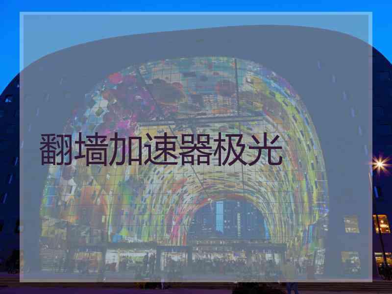 翻墙加速器极光