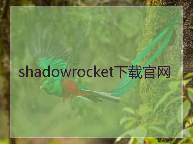 shadowrocket下载官网
