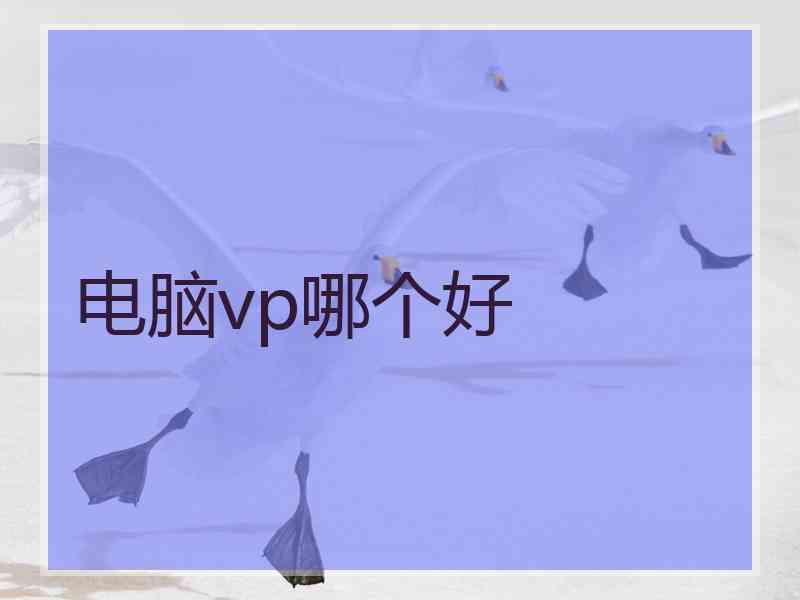 电脑vp哪个好