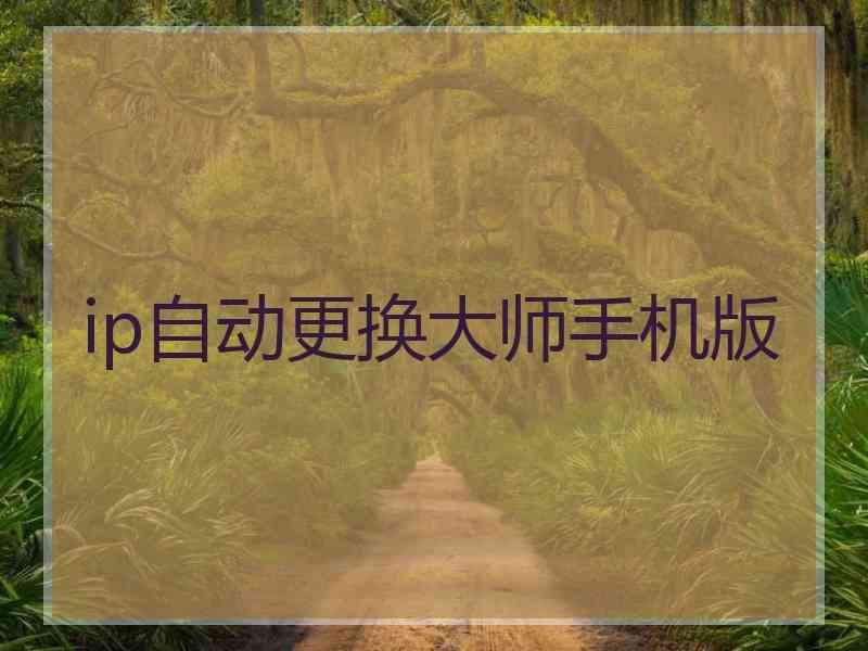 ip自动更换大师手机版