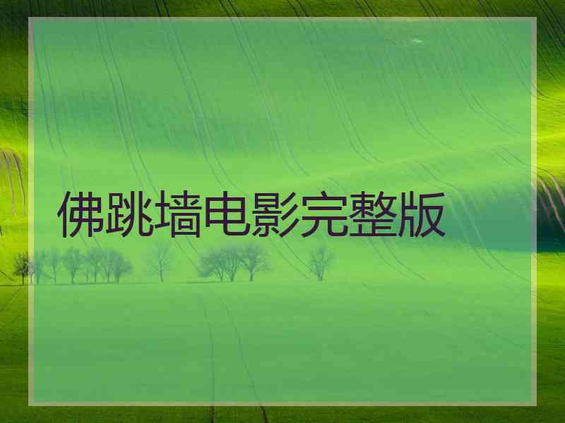 佛跳墙电影完整版