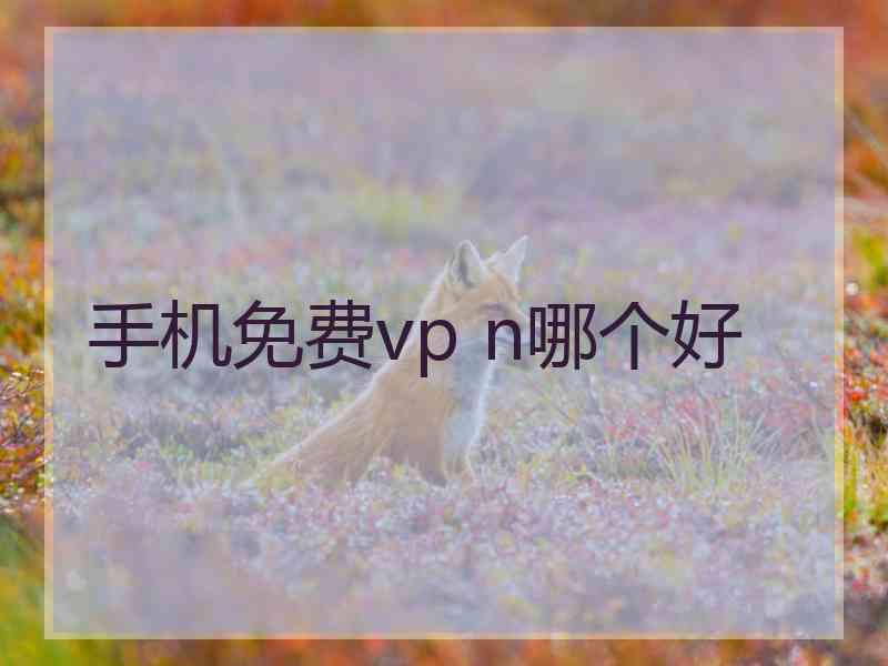手机免费vp n哪个好
