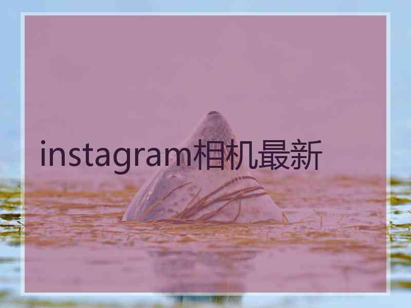 instagram相机最新
