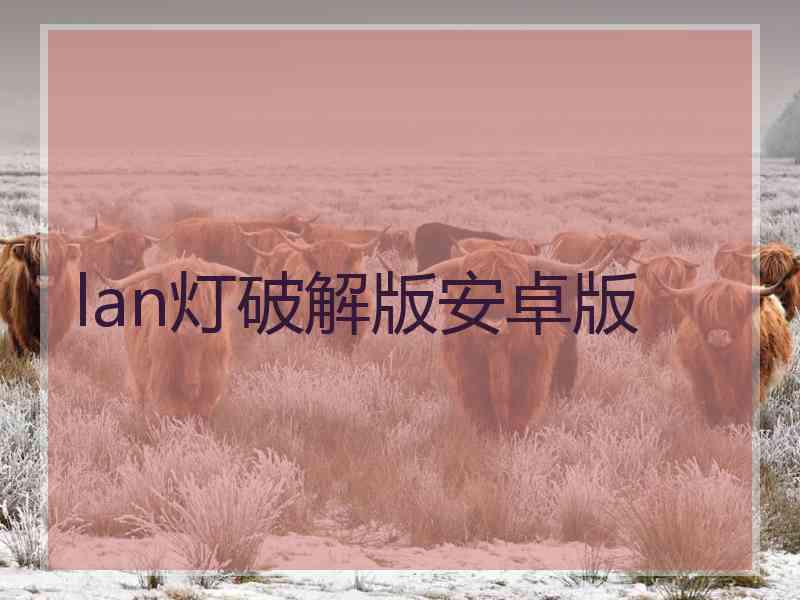 lan灯破解版安卓版