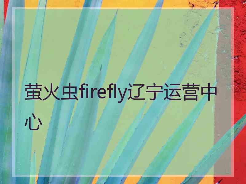 萤火虫firefly辽宁运营中心