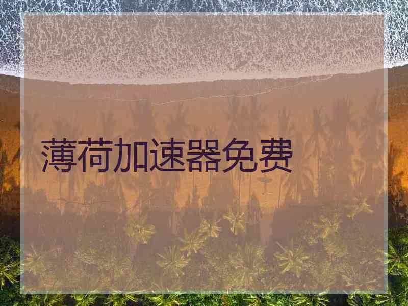 薄荷加速器免费