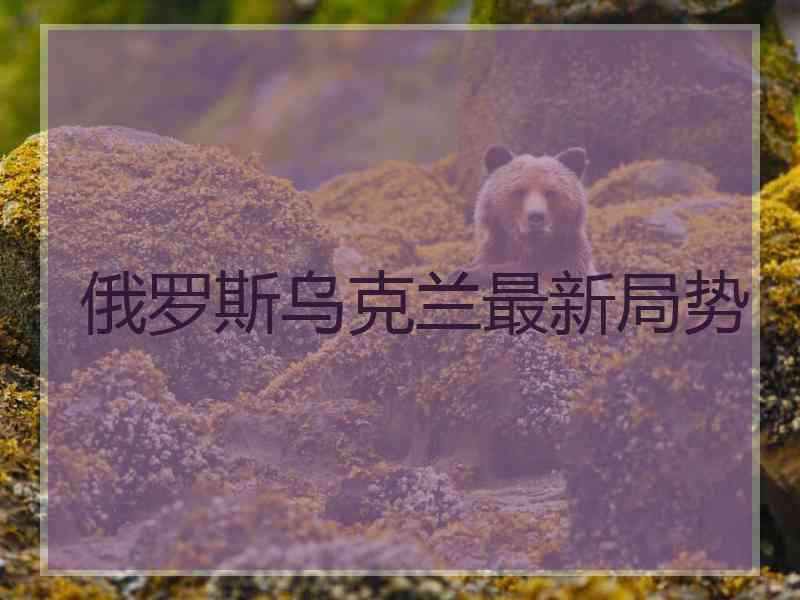 俄罗斯乌克兰最新局势