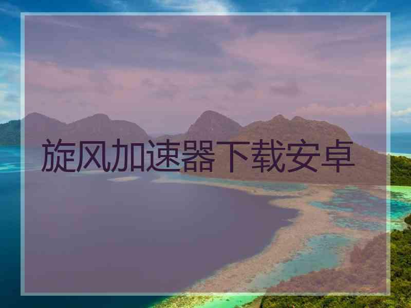 旋风加速器下载安卓