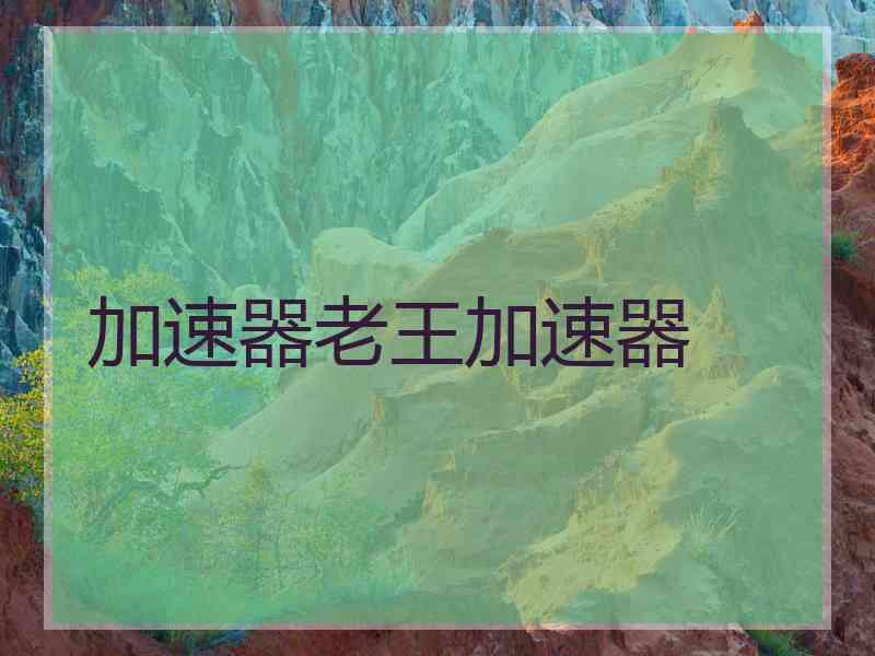 加速器老王加速器