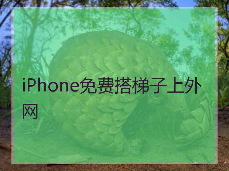 iPhone免费搭梯子上外网
