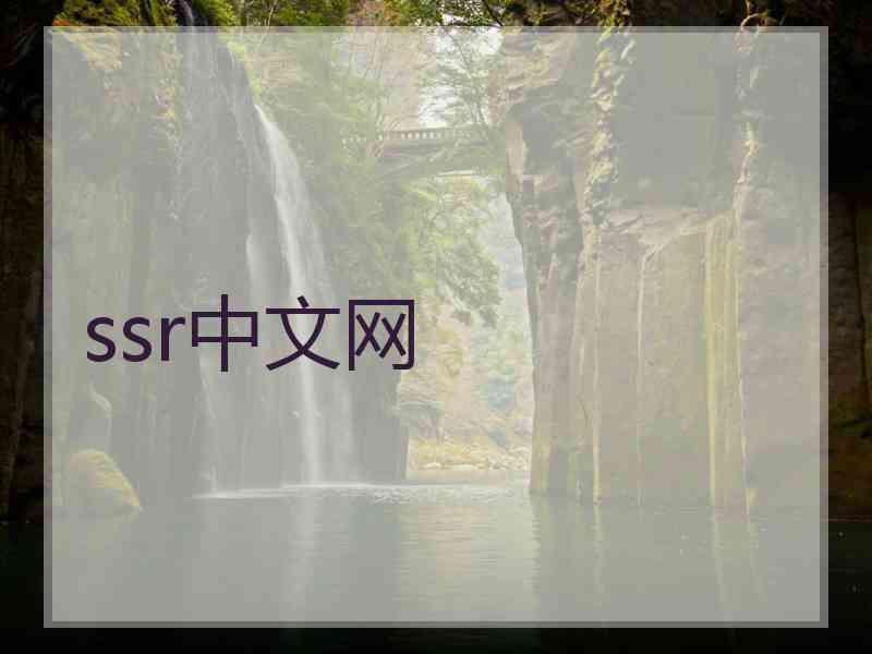 ssr中文网
