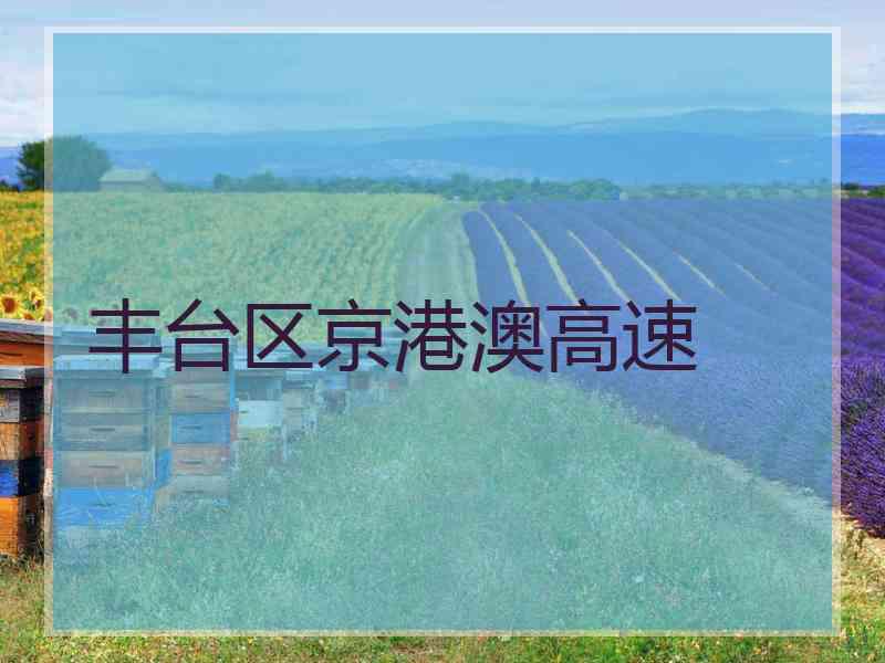 丰台区京港澳高速